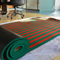 Fast delivery pvc coil floor mat double color with spike backing